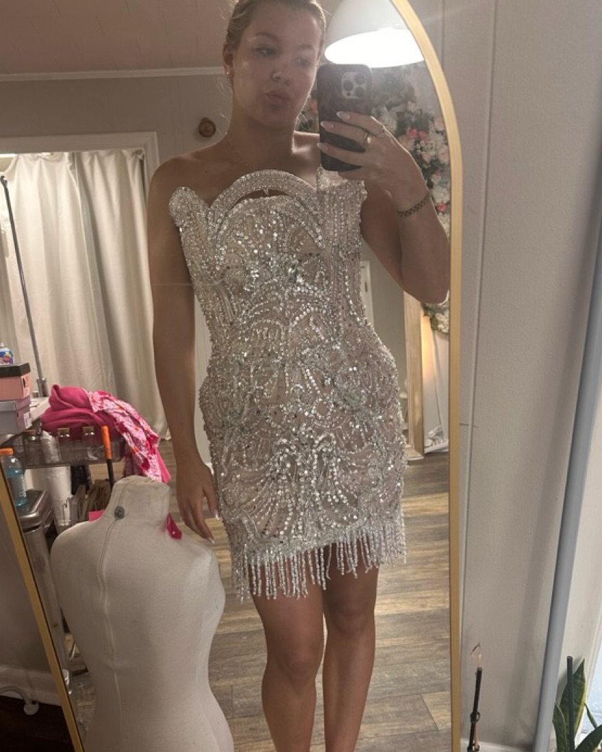 albina dyla cocktail dress MINI BRIDAL DRESS S