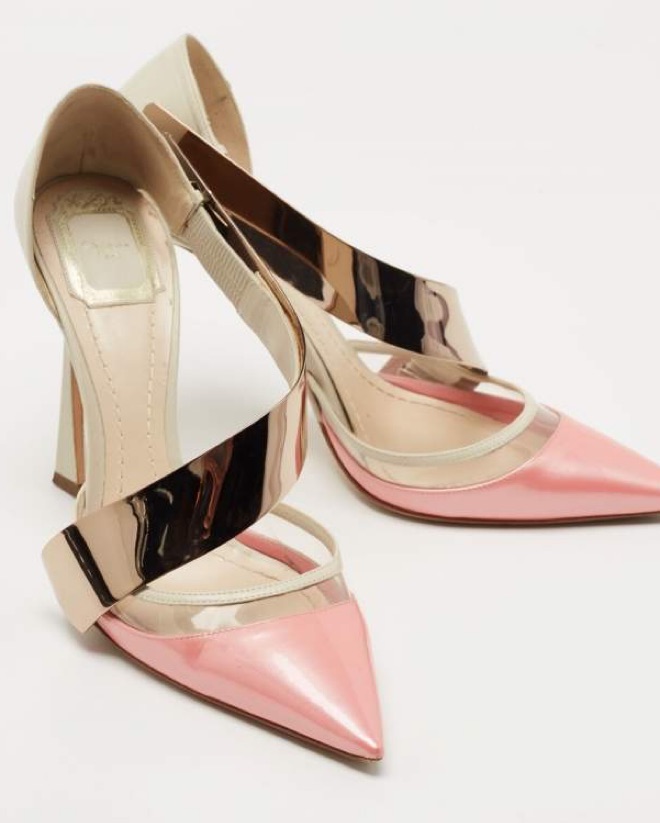 RUNWAY Dior By Raf Simons Vintage Heels by Christian Dior - Pickle