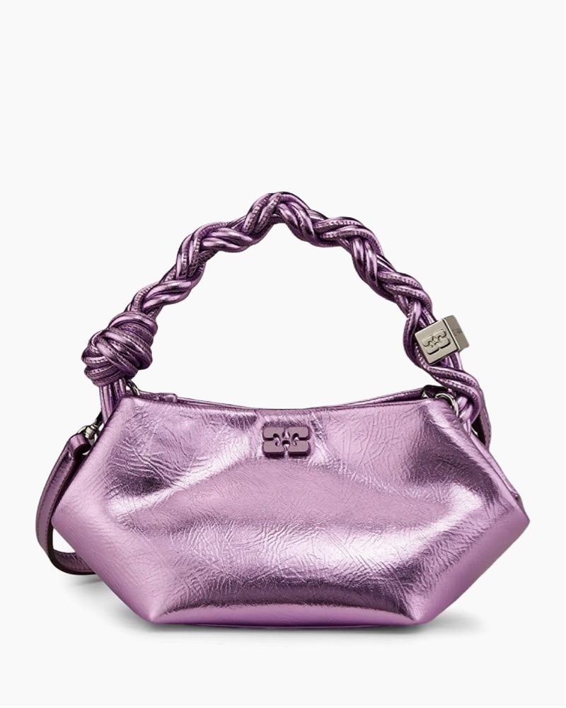Ganni Metallic Pink Lavender Bou Bag by Ganni - Pickle