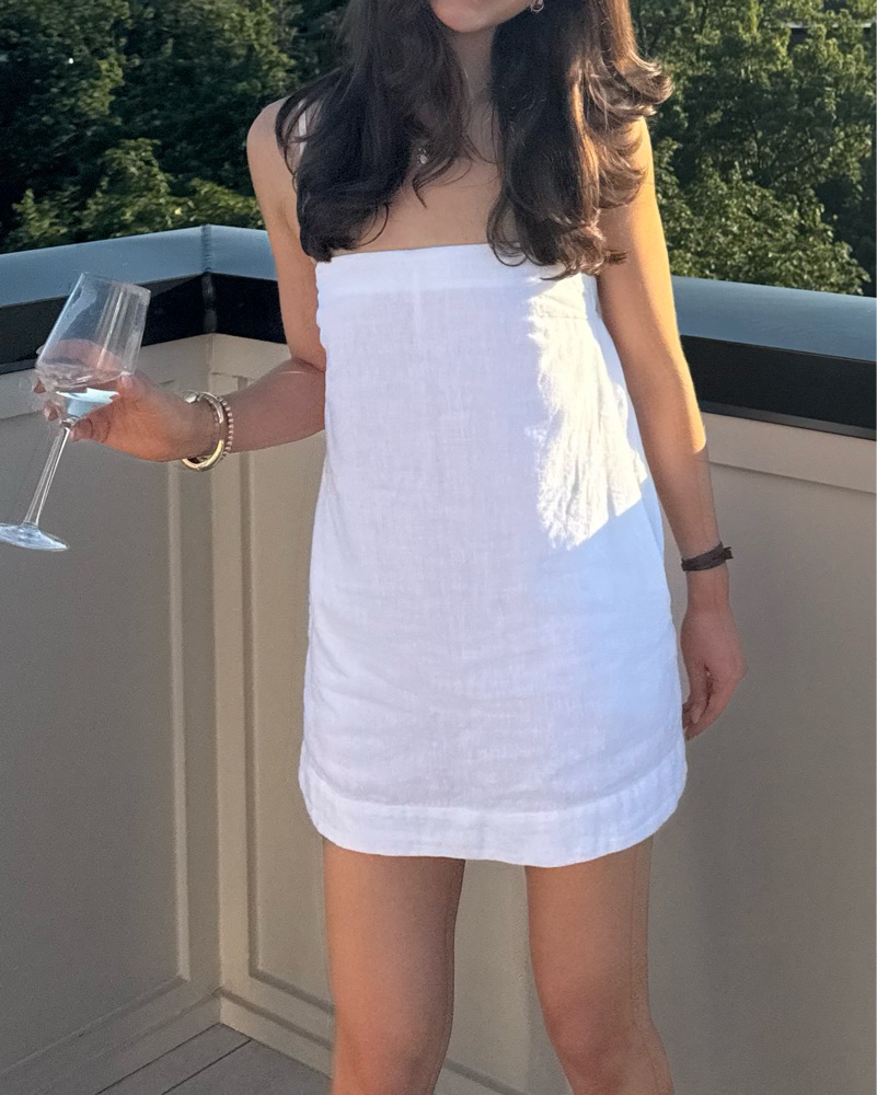 Abercrombie Linen Halter Romper/dress by Abercrombie and Fitch - Pickle