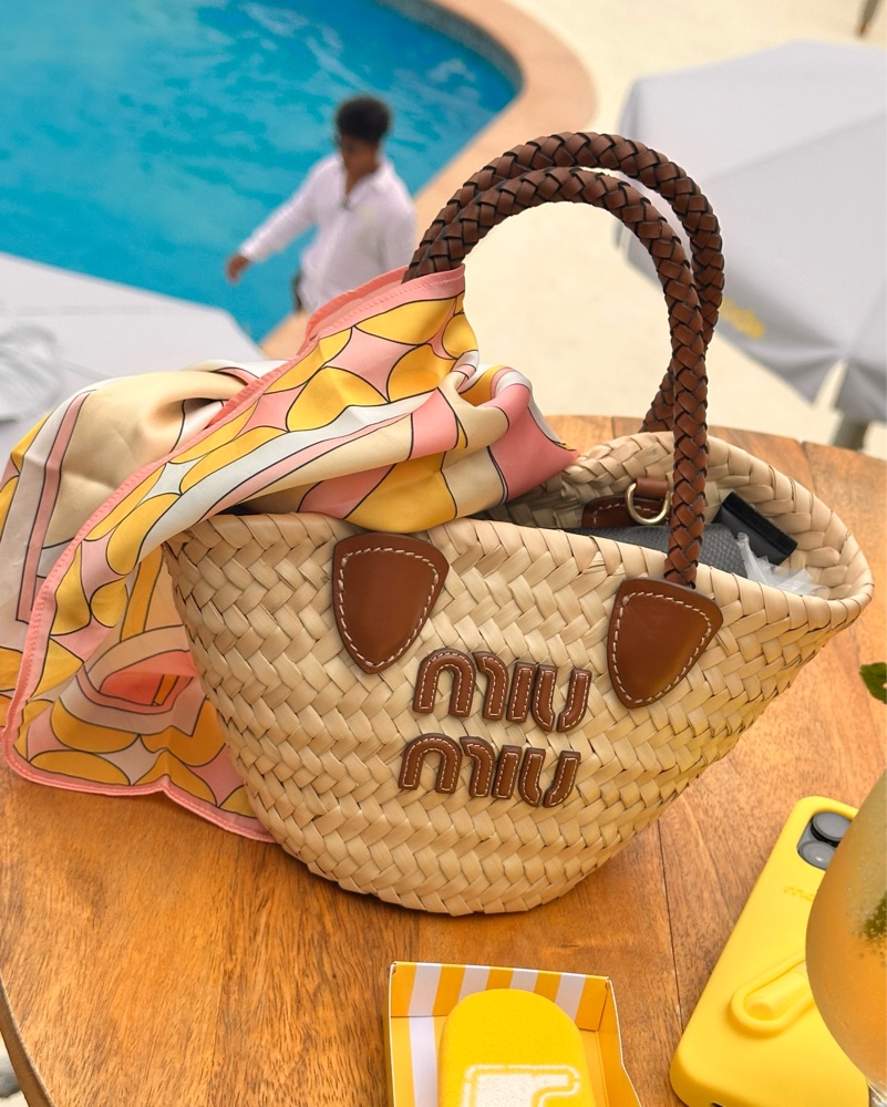 miu miu beach bag mini by Miu Miu - Pickle