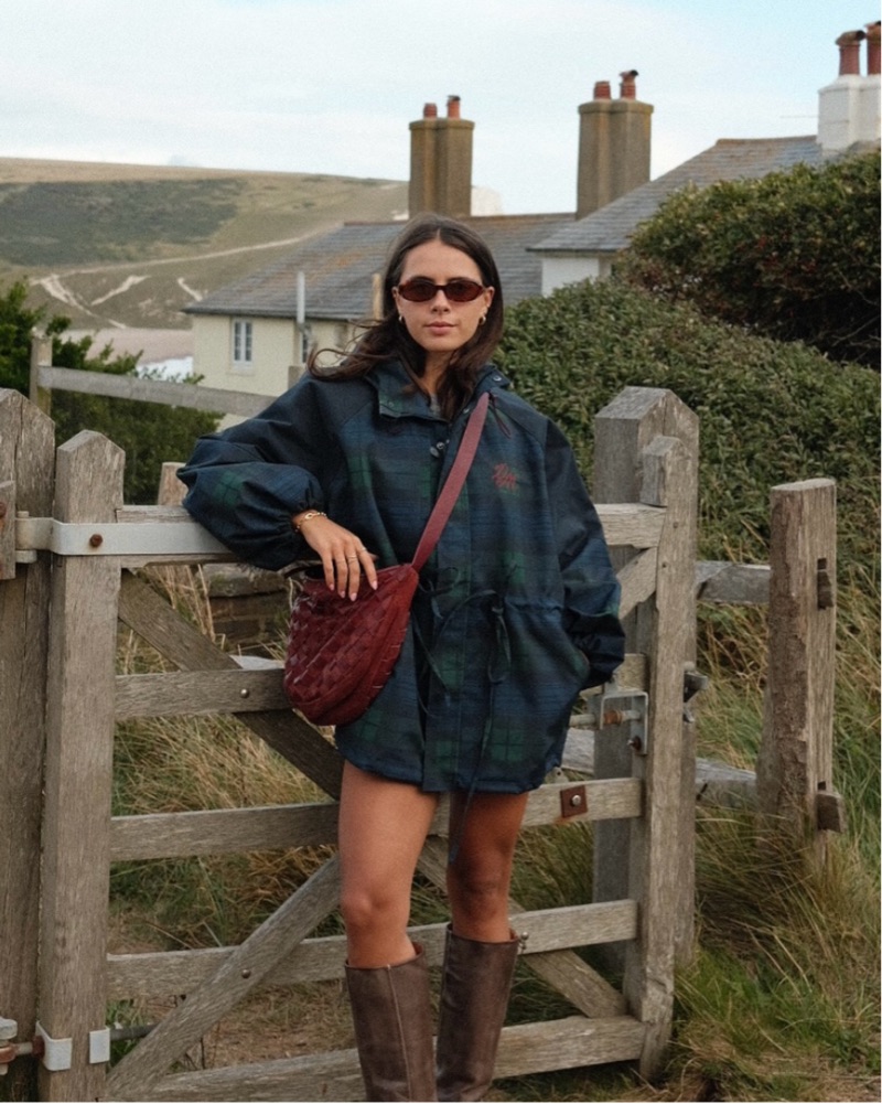 Damson Madder Liu Rain Coat by Damson Madder - Pickle