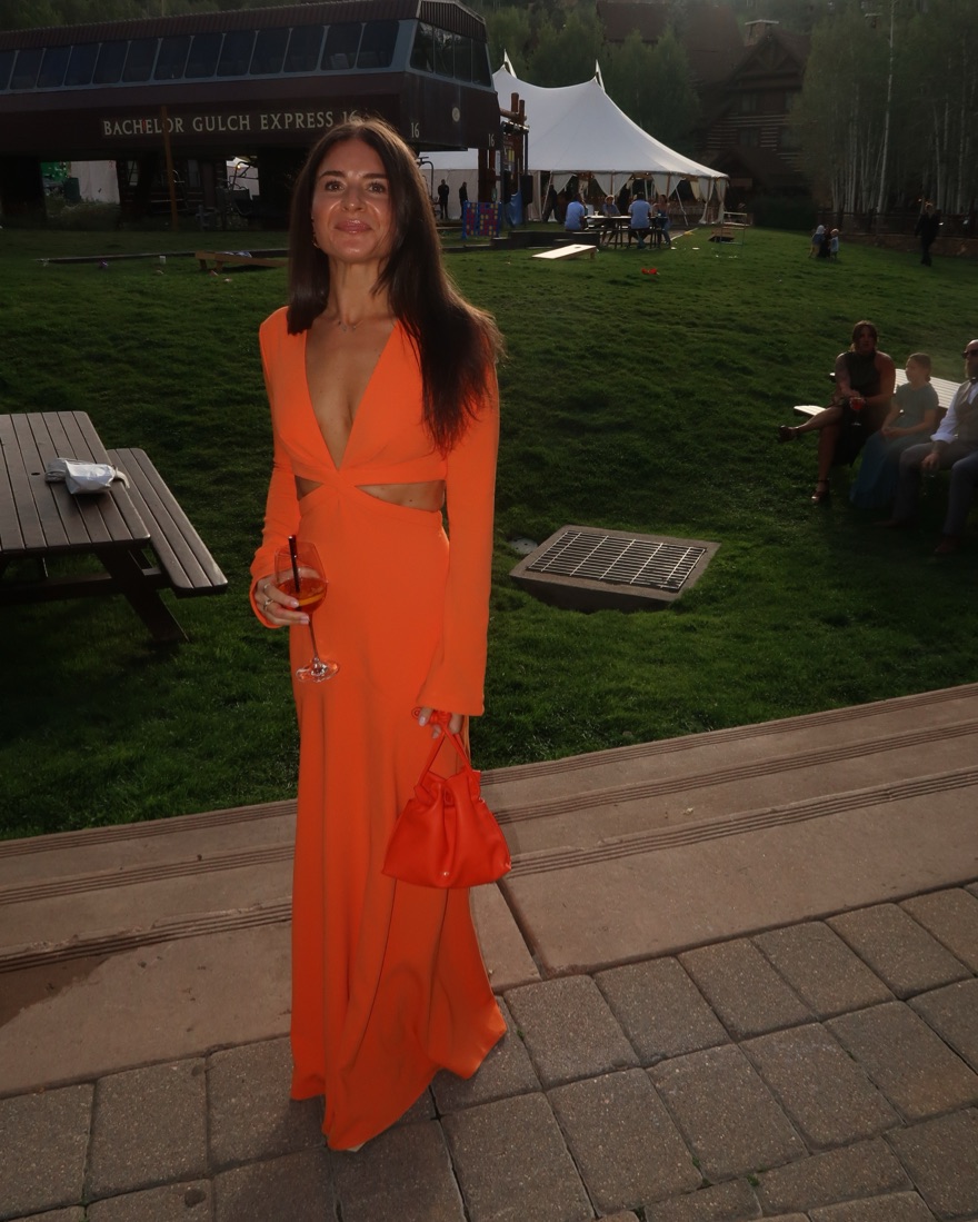 【関税・送料込】ORANGE WORK OF ART MAXI DRESS Come Forward Rust Orange Medallion Print Maxi Dress – Shop