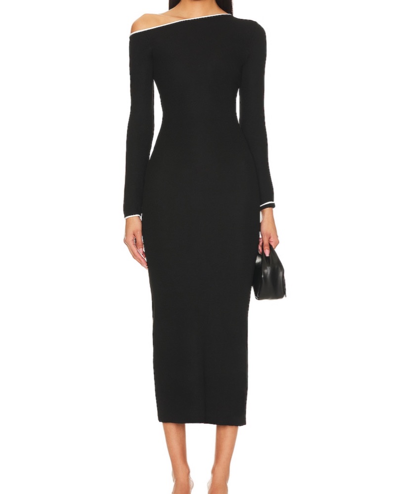 white flowy midi dress with sleeves Brass & Roe Desiree Modest White Button Down Dress White / XXL