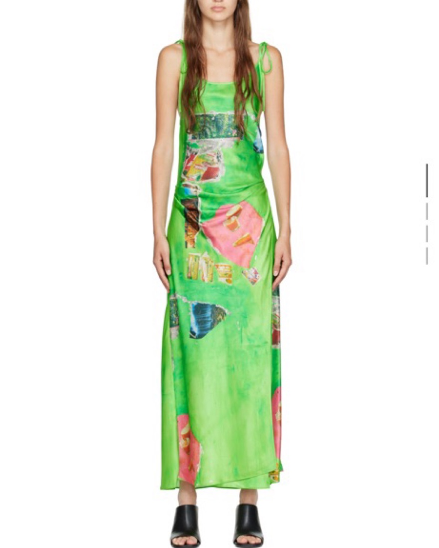 acne dress green Acne Studios – Acne Studios Ruched Midi Dress in Barcelona or Shop Online  Mujer 721-000361 01 main image 1