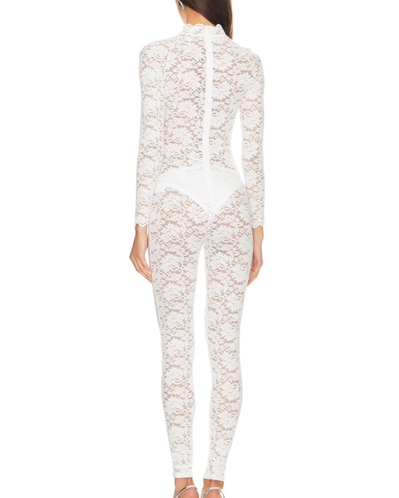white lace shift dress with sleeves White Button Front Shift Dress main image 0
