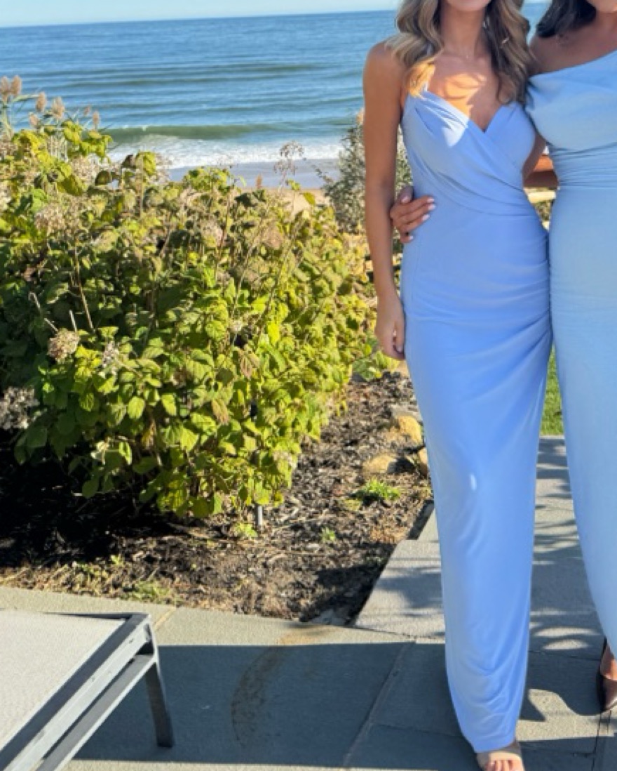 Norma Kamali Revolve Light Blue Dress by Norma Kamali - Pickle