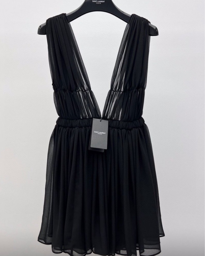 YSL Chic Saint Laurent Mini Dress | Pickle