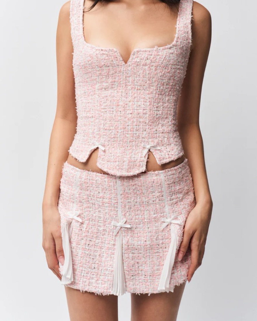 Guzio Emory Tweed Pink Set by Danielle Guizio - Pickle