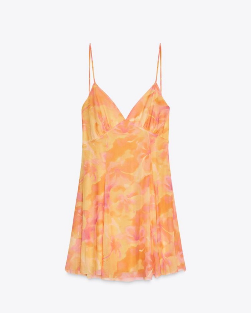 yellow strapless mini dress Lemon Pintuck Strapless Cotton Mini Dress