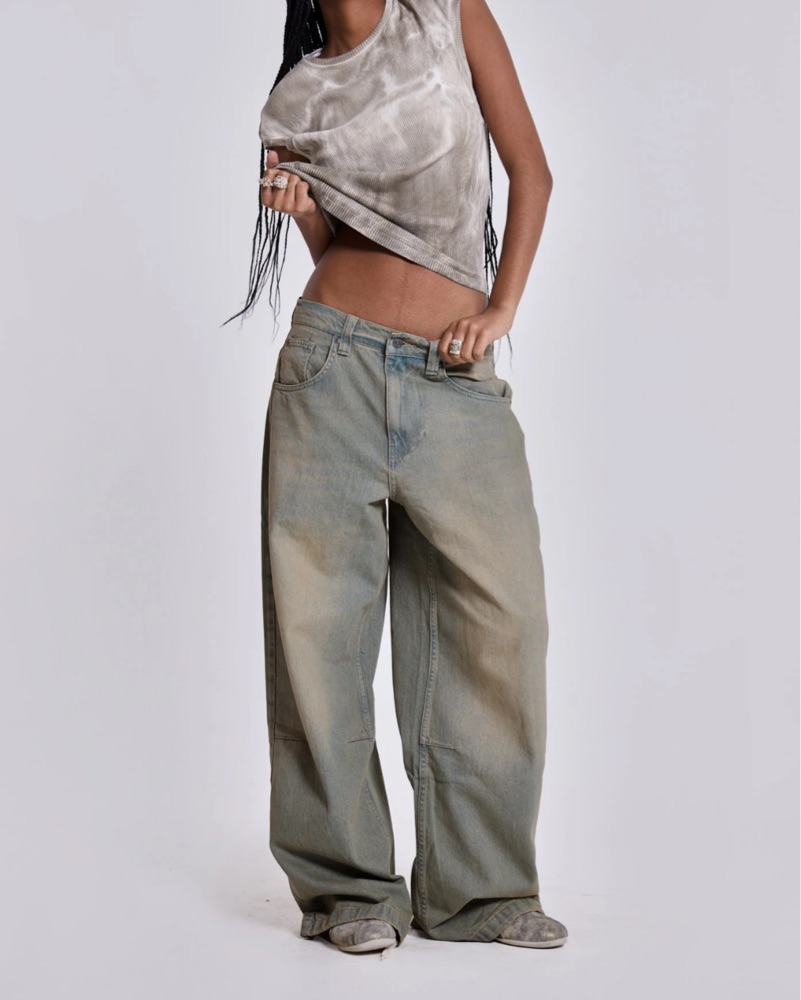 Jaded London Light Wash Colossus Jeans by Jaded London - Pickle