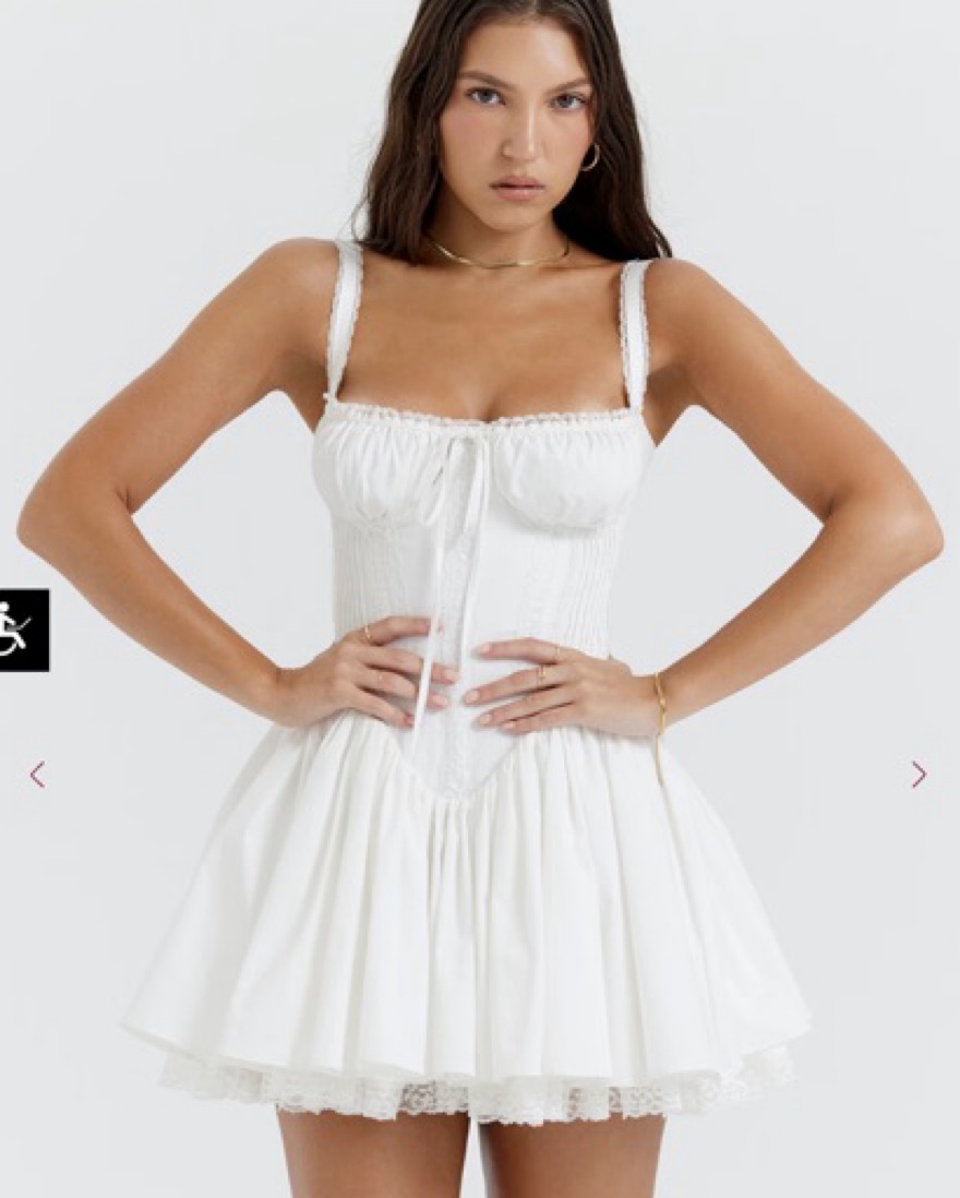ワンピース House of Cb Pietra corset minidress House Of CB Pietra Corset Mini Dress by House of CB - Pickle
