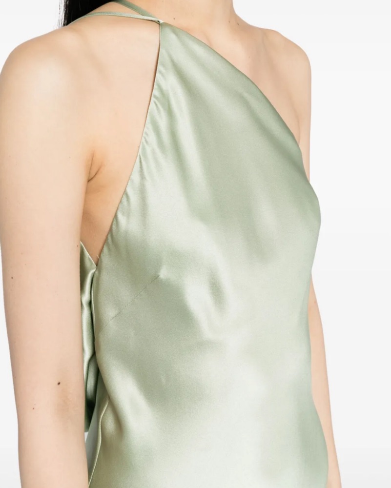 michelle green dress (S) Y2K My Michelle Green Floral Maxi Dress