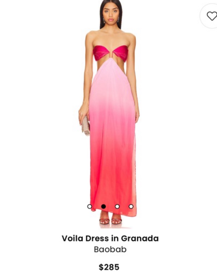 baobab pink and orange dress BAOBAB - Riri Maxi Dress
