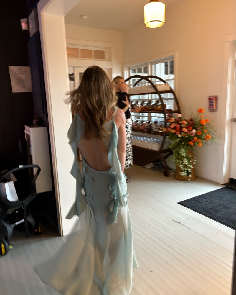 ROTATE Mint Green Floral Maxi Dress by ROTATE Birger Christensen - Pickle