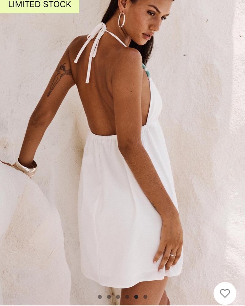 princess polly molina dress Princess Polly MOLINA MINI DRESS WHITE, Mini dress