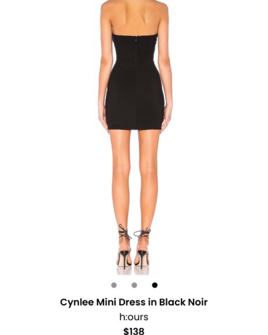 Revolve Black Mini Dress by Revolve - Pickle
