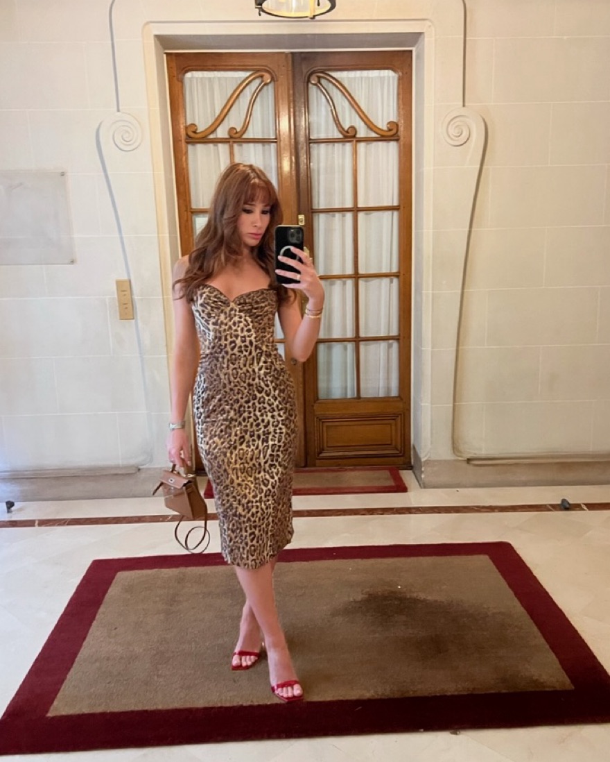 midi length cocktail dresses A Day In Nice Maxi Dress Leopard main image 1