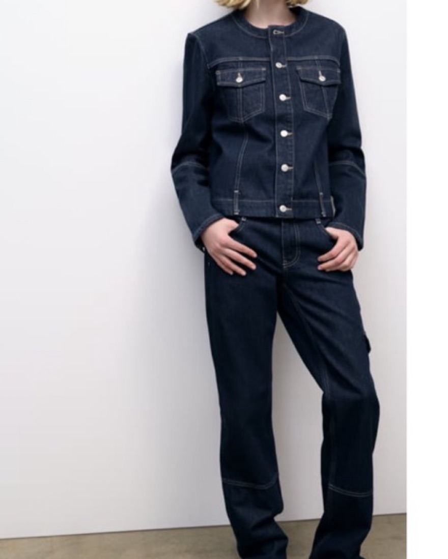 matching denim set by Zara - Pickle