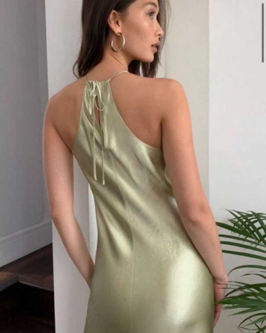 Aritzia Babaton Halter Midi Dress by Aritzia - Pickle