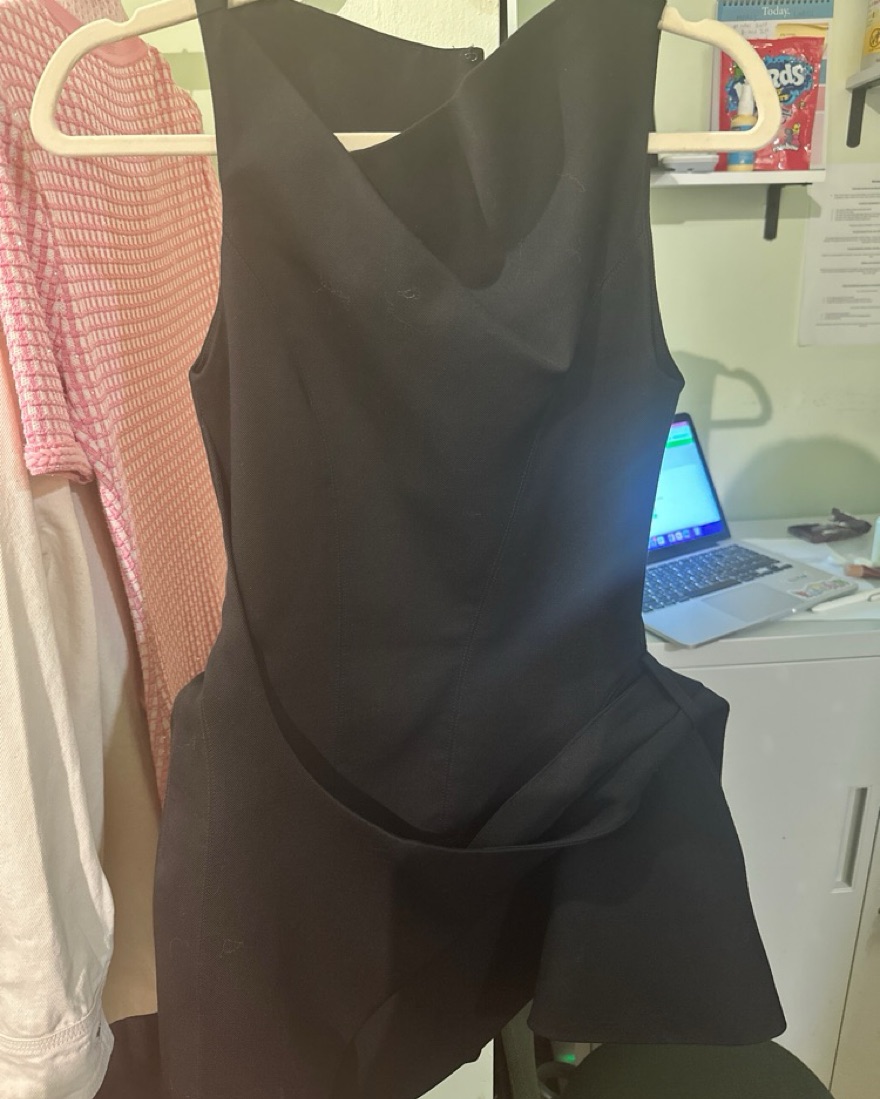Mugler x H&M Wool Structured Mini Dress by Mugler - Pickle