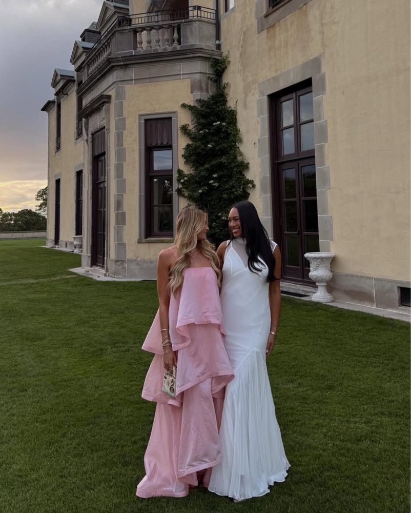 elliatt pink tiered dress Elliatt Tiered Pink Gown by ELLIATT
