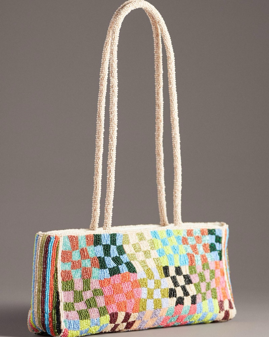 Anthropologie East/West Beaded Bag | Pickle