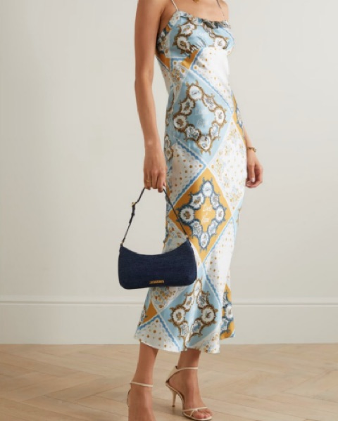 reformation aribella silk dress Reformation + Aribella Dress