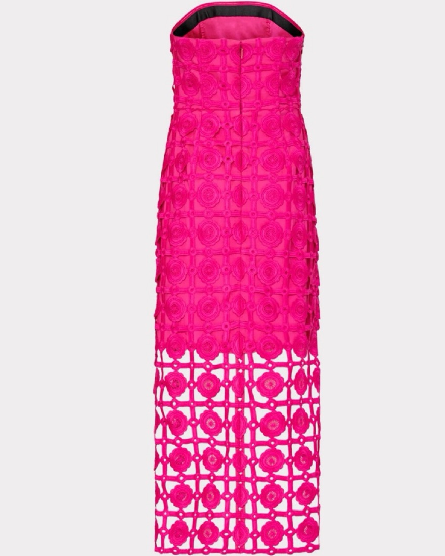 Milly Kait Tile Lace Dress by Milly - Pickle