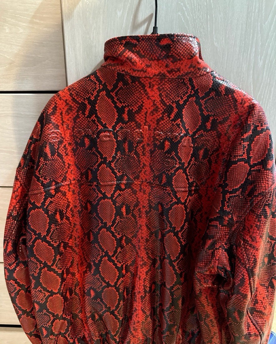 Alexander Wang Red Snake Print Jacket by ALEXANDER WANG - Pickle