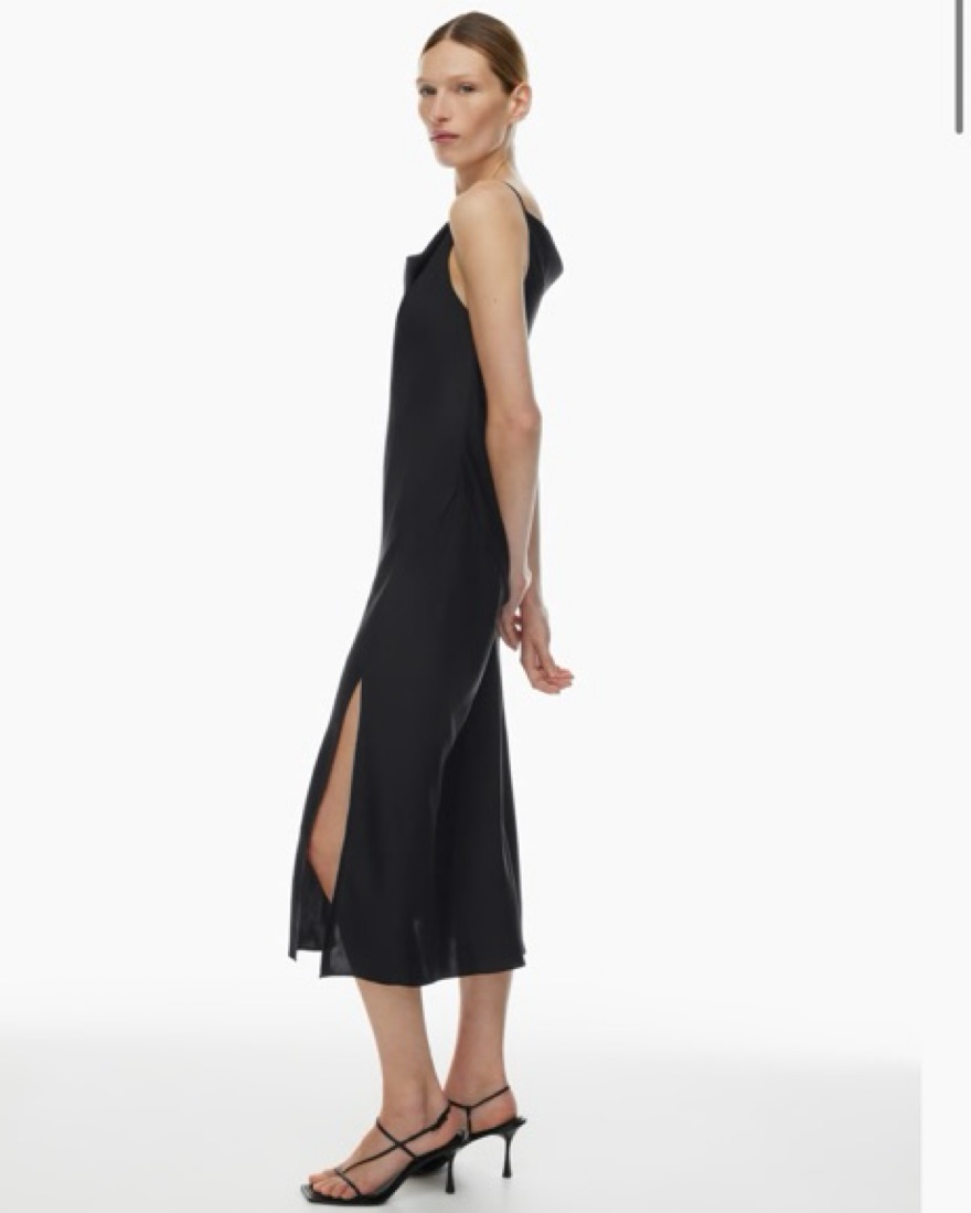 Aritzia Babaton Fonda Satin Dress XS by Aritzia - Pickle