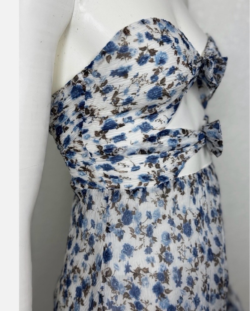 knee length dresses for ladies Emelia V Neckline Maxi Knit Dress