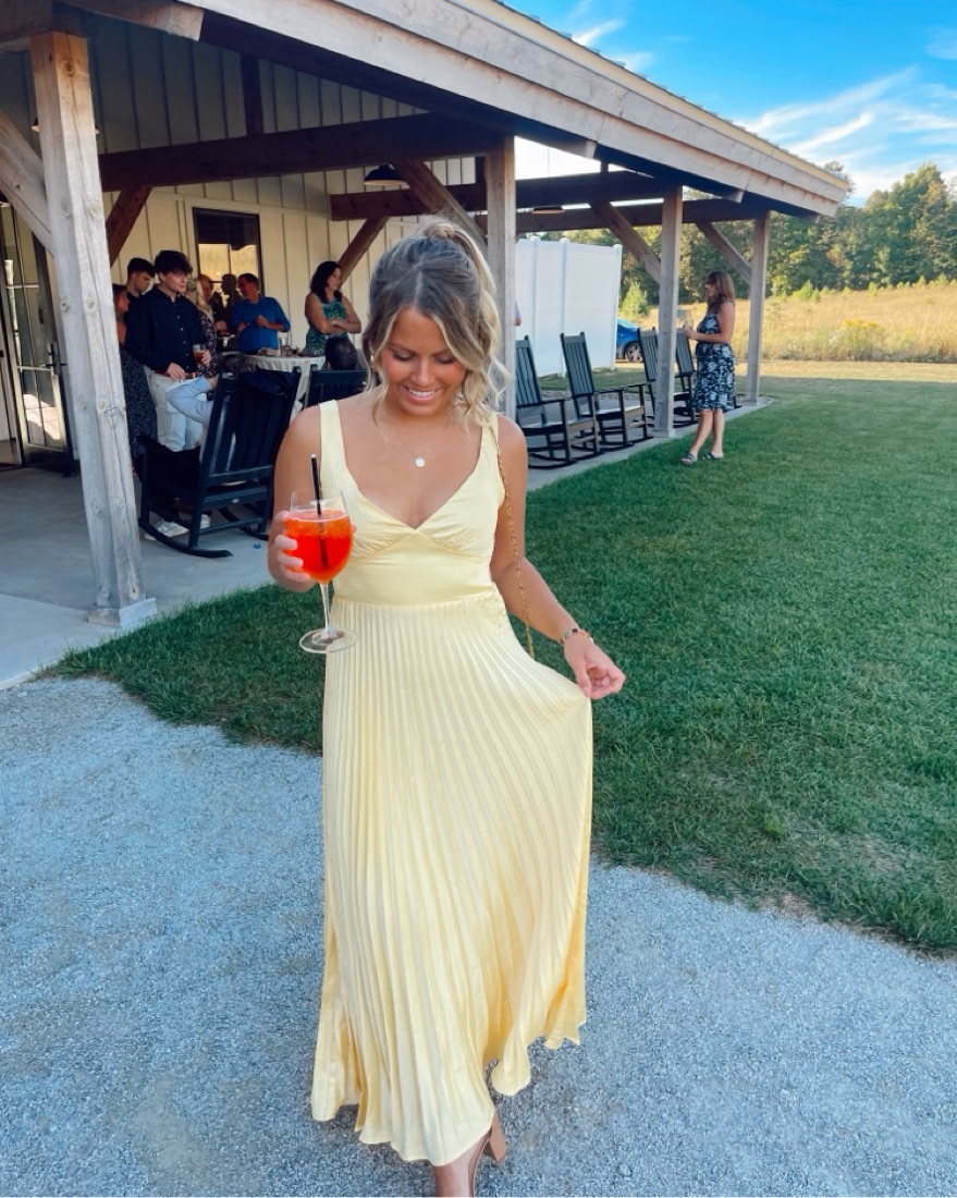 YELLOW MAXI DRESS - HELLO MOLLY by Hello Molly - Pickle
