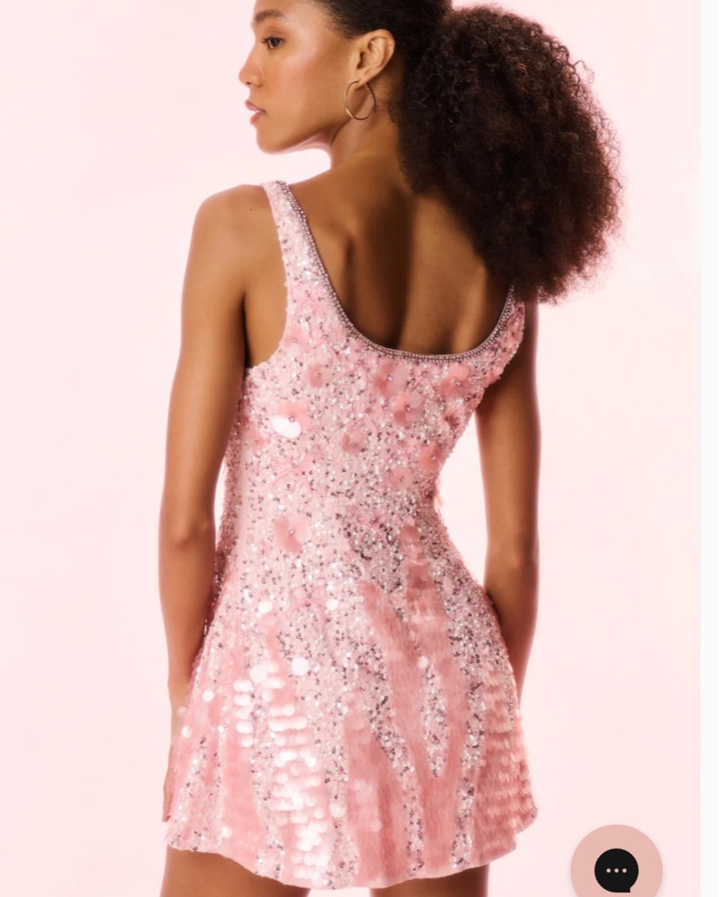 pink beaded mini dress The Celestine Gown – Off-the-Shoulder Mermaid Wedding Dress with Pearl –  GALINA COUTURE main image 0
