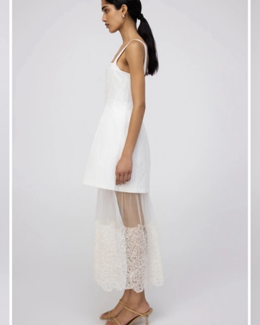 lace swing dress 1950s Off Shoulder Lace Swing Dress main image 0
