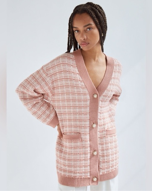 Light Pink Lacer cardigan | Pickle