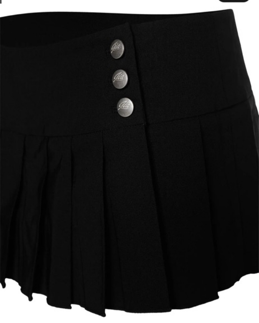 【I AM MARI】Reubit Flared Mini Skirt 411CqLGnabL.jpg