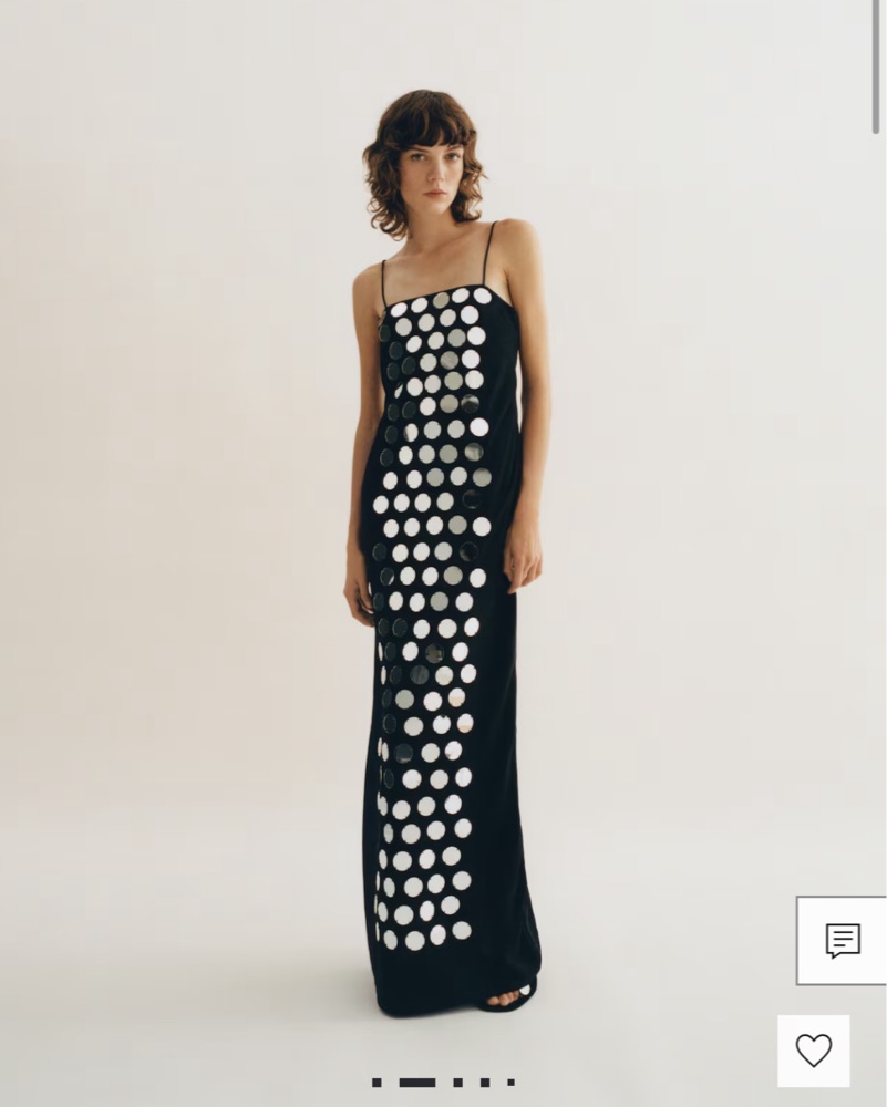 Mango Mirror Dress by Mango Capsule Collection - Pickle