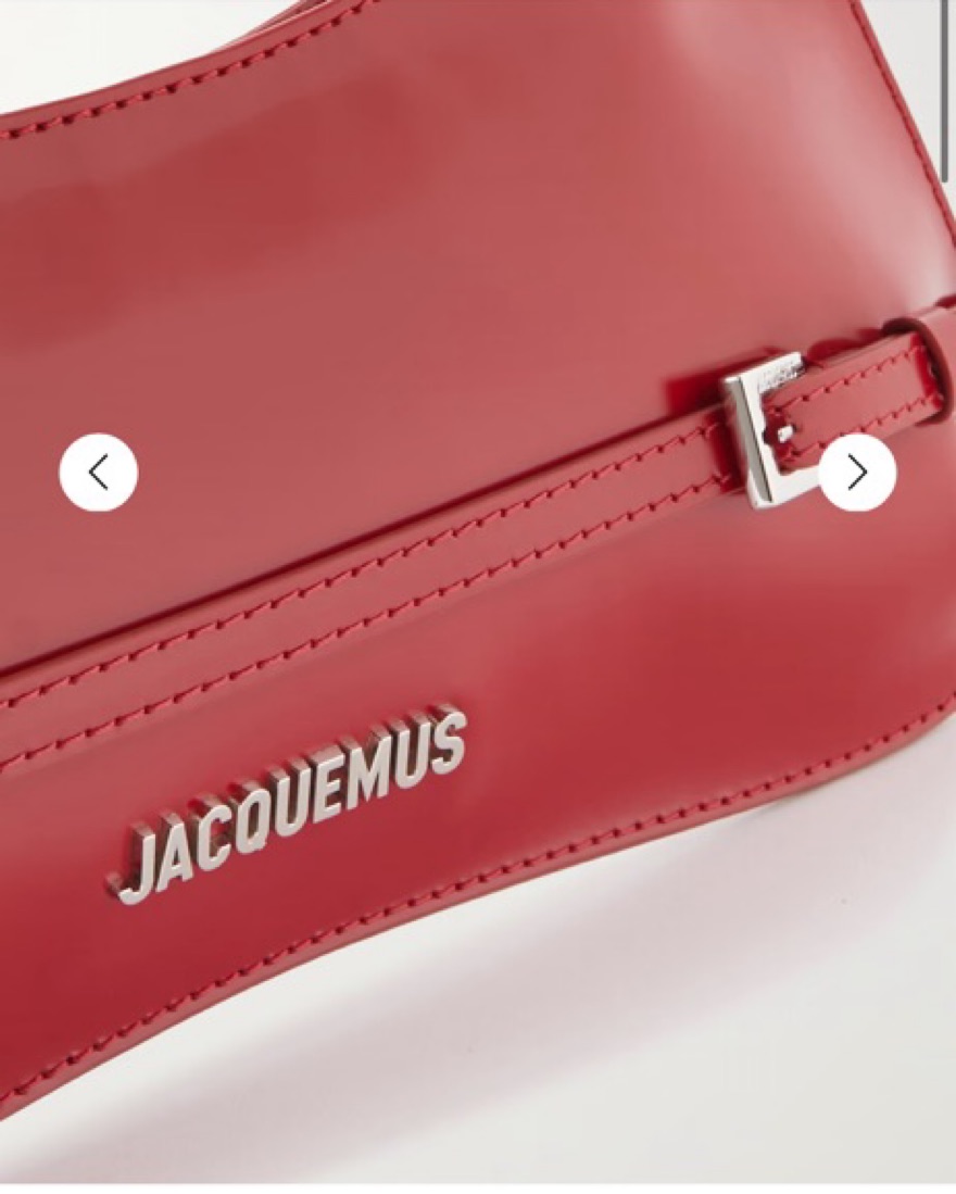 Jacquemus Le Bisou Ceinture Red Bag | Pickle