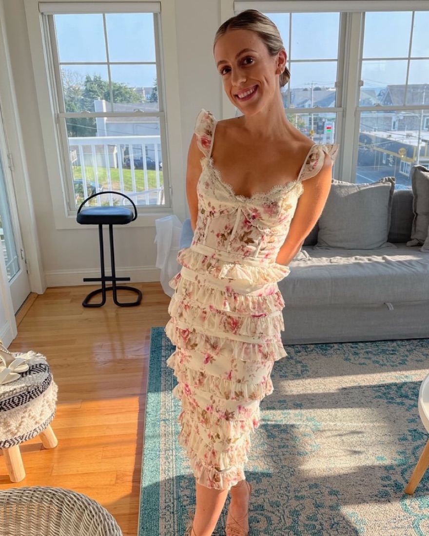 midi ditsy floral dress Ditsy floral midi dress-final sale – JanieLanie