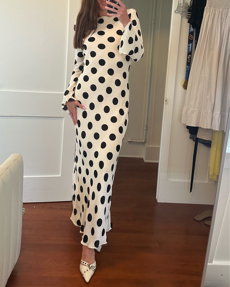 MANGO Polka Dot Dress by Mango - Pickle
