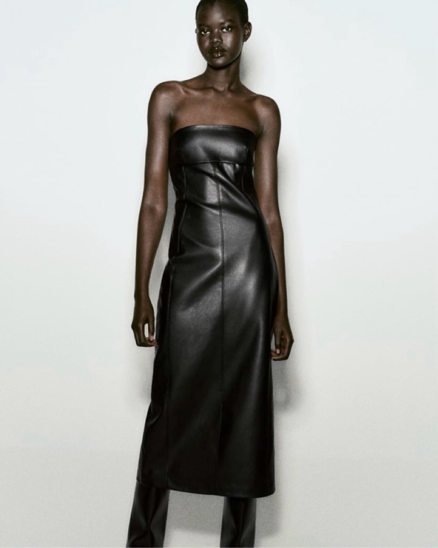 chocolate leather dress Diaz Dress - Chocolate, AU/UK 10 main image 0