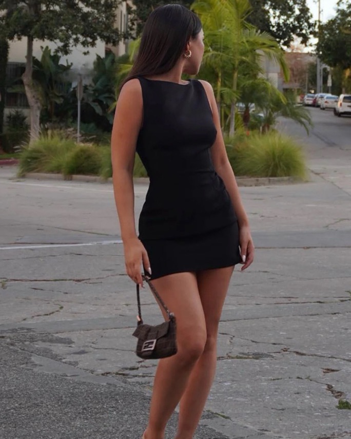 meshki angela mini dress Angela Suiting Mini Dress