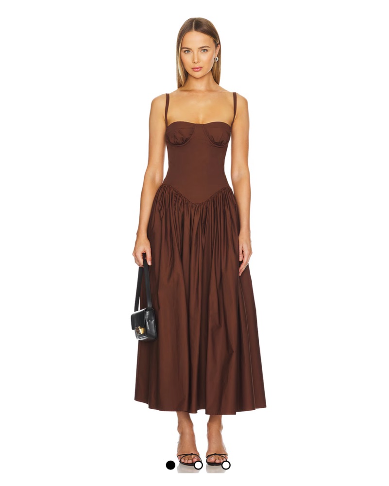 revolve midi dress with sleeves Midi