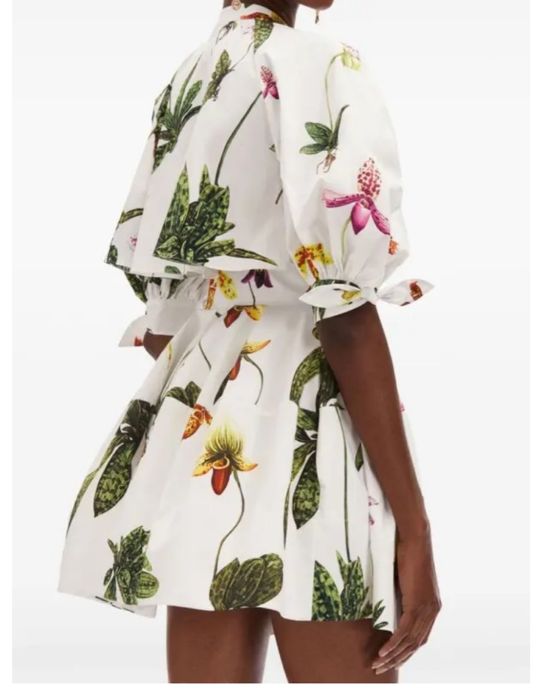 Oscar De La Renta Orchid Mini Dress by Oscar de la Renta - Pickle