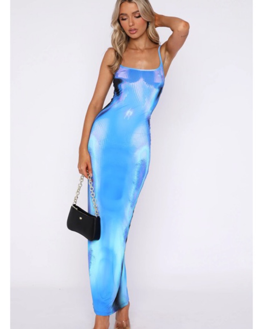 White Fox Feeling The Heat Maxi Dress by White Fox Boutique - Pickle