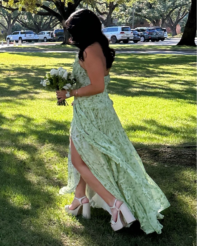 green satin dress with sleeves Long Open Sleeve Satin Formal Mother of the Bride Dress