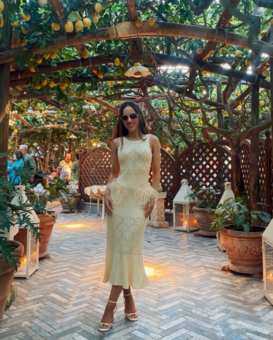 green knit cut out dress Lula Open Back Knit Dress | Green main image 0