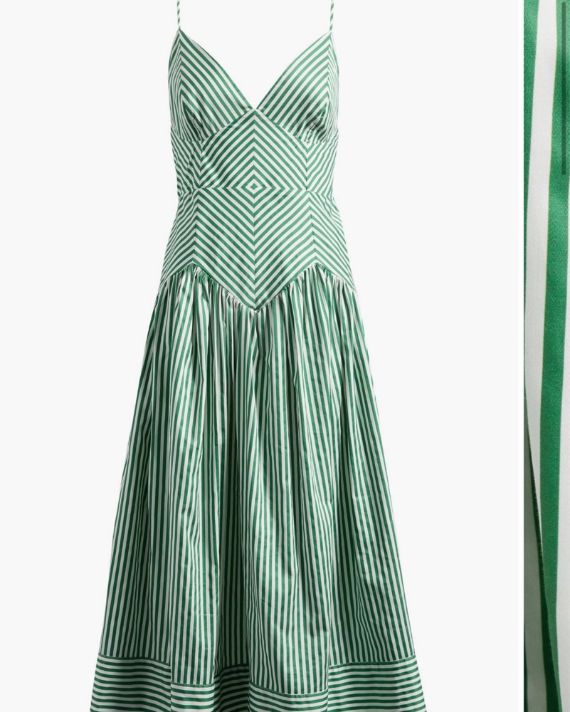 farm rio a line dress Farm Rio A-Line Sleeveless Halter Midi Dress
