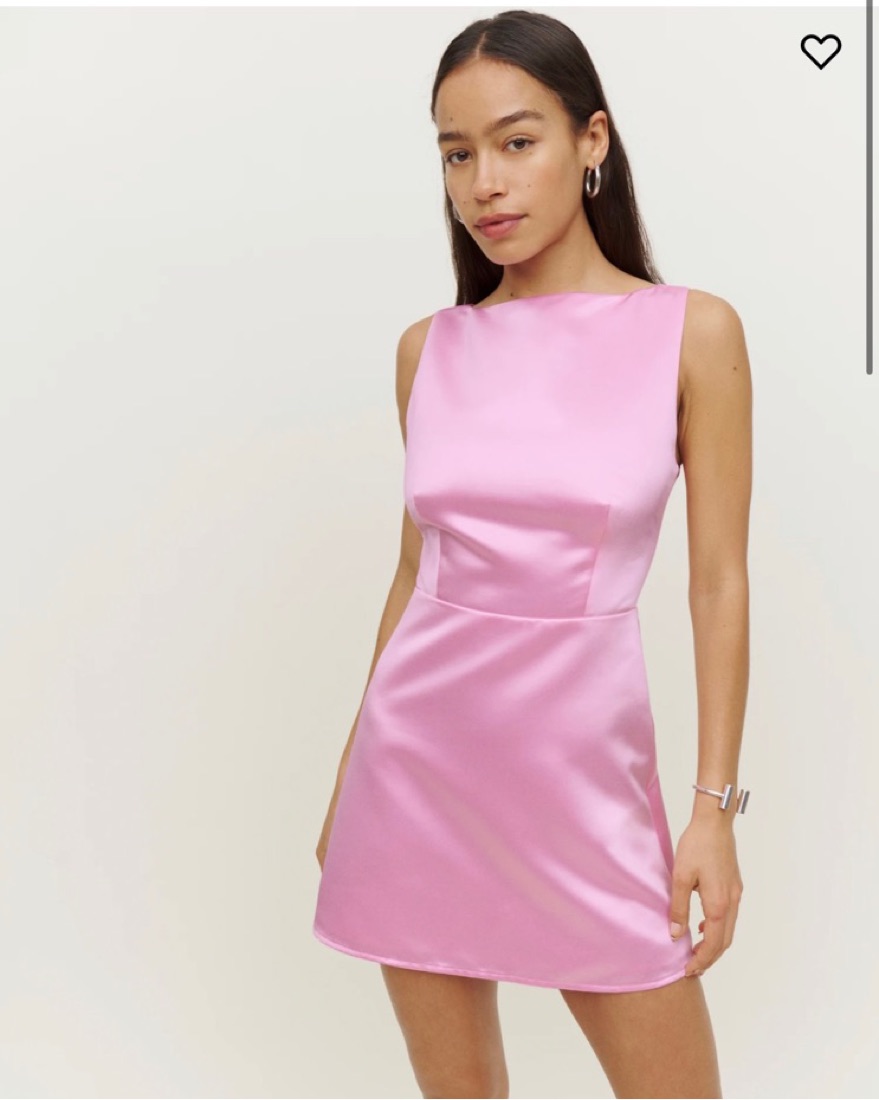 roblox pink dress codes Reformation Zenni Dress In Ivory - 60% Off